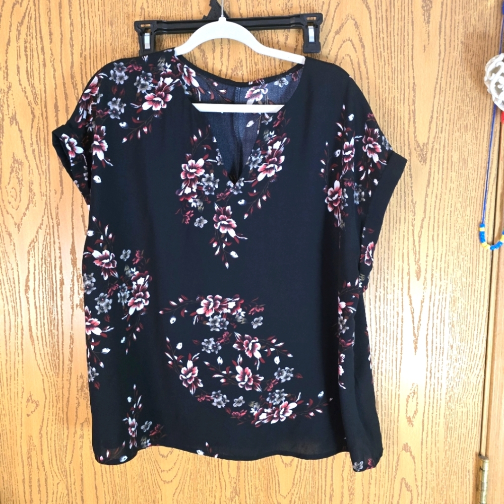 Shein Floral Blouse 2XL